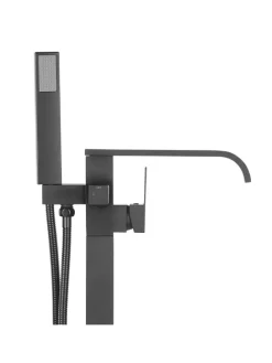 Wannenarmaturen NIAGARA in Schwarz - (W) 26 x (H) 120 x (L) 15 cm