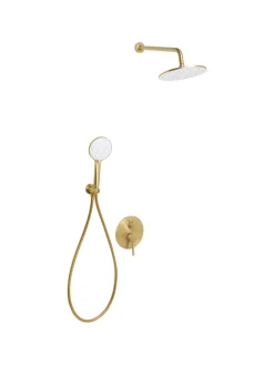 Wannenarmaturen PUELO in Gold - (W) 23 x (H) 180 x (L) 41 cm