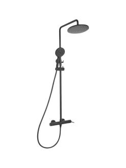 Wannenarmaturen PUYEHUE in Schwarz - (W) 24 x (H) 81 x (L) 30 cm