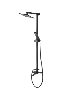 Wannenarmaturen TAGBO in Schwarz - (W) 18 x (H) 115 x (L) 52 cm