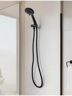 Wannenarmaturen TAMUSHAL in Schwarz - (W) 10 x (H) 23 x (L) 3 cm