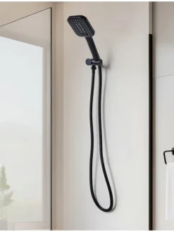 Wannenarmaturen TINGO in Schwarz - (W) 9 x (H) 26 x (L) 6 cm