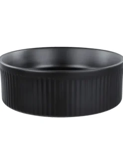 Waschbecken GELDO in Schwarz - (W) 37 x (H) 13 x (L) 37 cm