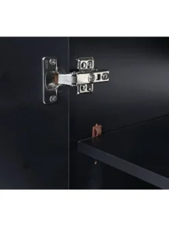 Waschbecken mit Unterschrank D16, Schwarz