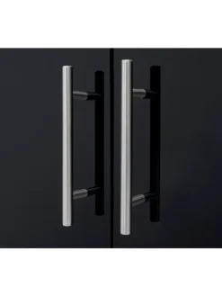 Waschbecken mit Unterschrank D16, Schwarz