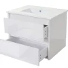 Waschbecken mit Unterschrank B19, Weiß