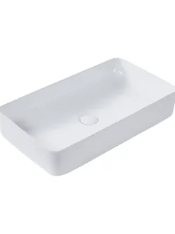 Waschbecken ULUA in Weiß - (W) 61 x (H) 11 x (L) 35 cm