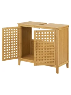 Waschbeckenschrank Ingmarsö in Beige (H)60cm (B)67cm (T)30cm