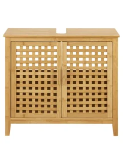 Waschbeckenschrank Ingmarsö in Beige (H)60cm (B)67cm (T)30cm