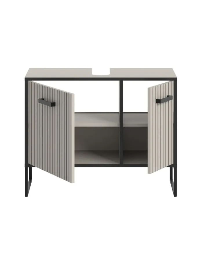 Waschbeckenunterschrank (B/H/T: 80x63x36 cm) in Kaschmir