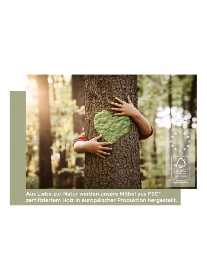 Waschbeckenunterschrank (B/H/T: 80x63x36 cm) in Kaschmir