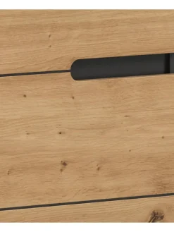 Waschbeckenunterschrank in Basalt grau/Artisan Eiche - (B) 63 x (H) 55 x (T) 34