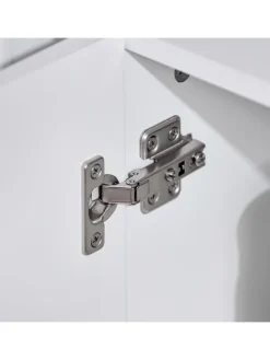 Waschbeckenunterschrank in Weiß - (B)60 x (H)60 x (T)30cm