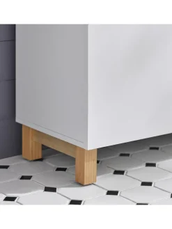 Waschbeckenunterschrank in Weiß - (B)60 x (H)60 x (T)30cm