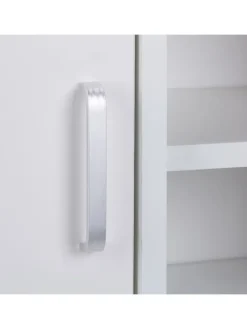 Waschbeckenunterschrank in Weiß - (B)60 x (H)51 x (T)32 cm