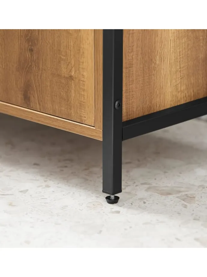 Waschbeckenunterschrank in Braun - (B)60 x (H)60 x (T)30cm