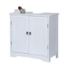 Waschbeckenunterschrank in Weiß - (B)60 x (H)60 x (T)30 cm