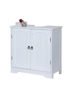 Waschbeckenunterschrank in Weiß - (B)60 x (H)60 x (T)30 cm