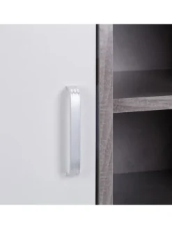 Waschbeckenunterschrank in Grau - (B)60 x (H)51 x (T)32 cm