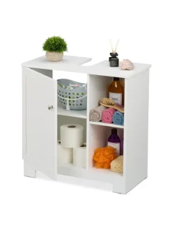 Waschbeckenunterschrank in Weiß - (B)60 x (H)60 x (T)30 cm