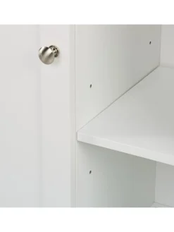 Waschbeckenunterschrank in Weiß - (B)60 x (H)60 x (T)30 cm