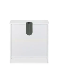 Waschbeckenunterschrank in Weiß - (B)60 x (H)60 x (T)31 cm