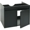 Waschbeckenunterschrank L86, Schwarz