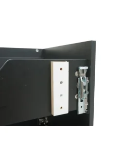 Waschbeckenunterschrank L86, Schwarz