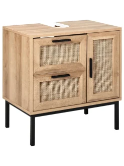 Waschbeckenunterschrank ROSELL in /Braun - (W) 60 x (H) 60 x (L) 40 cm