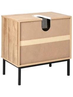 Waschbeckenunterschrank ROSELL in /Braun - (W) 60 x (H) 60 x (L) 40 cm