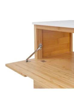 Waschbeckenunterschrank WHITE SANDS in Braun / Weiß