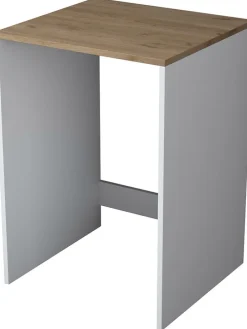 Waschmaschinen-Regal in Natur/ Weiß - (B)65 x (H)91,8 x (T)60 cm