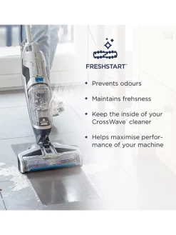 Wasch-Sauger ''CrossWave C3'' in Weiß/ Grau - (B)30 x (H)116,8 x (T)27 cm