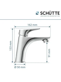 Waschtischarmatur "Boston" in Chrom