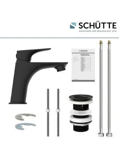 Waschtischarmatur "Boston" in Schwarz