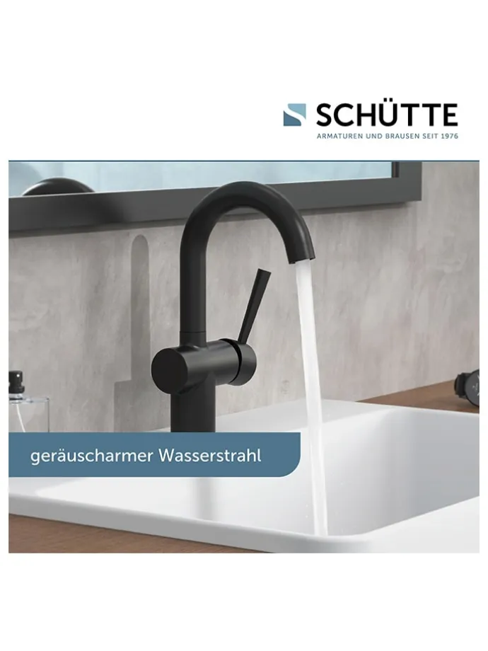 Waschtischarmatur "Cornwall" in Schwarz