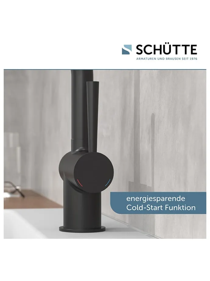 Waschtischarmatur "Cornwall" in Schwarz