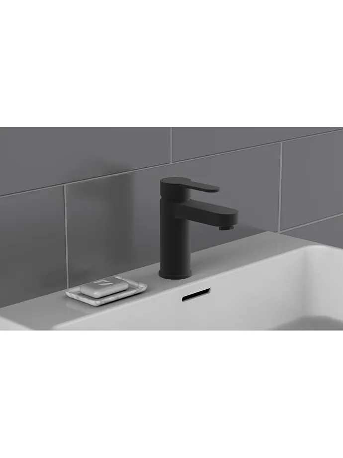 Waschtischarmatur "Elephant" in Schwarz