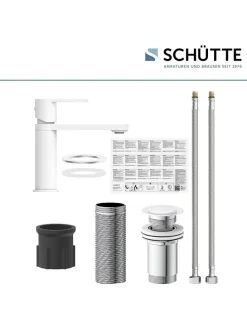 Waschtischarmatur "Manhattan" in Weiß