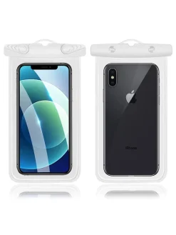 Wasserdichte Handyhülle in Weiß