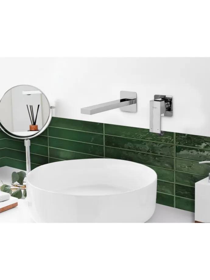 Wasserhähne ANTOFAGASTA in Silber - (W) 6 x (H) 10 x (L) 20 cm