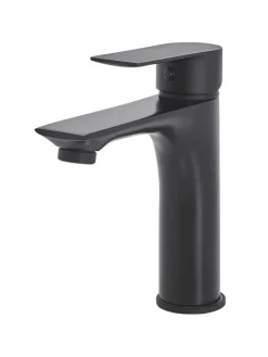 Wasserhähne BERLOI in Schwarz - (W) 5 x (H) 18 x (L) 13 cm