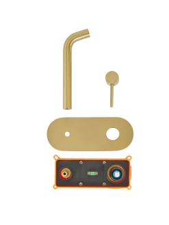 Wasserhähne GUAIBA in Gold - (W) 23 x (H) 9 x (L) 22 cm