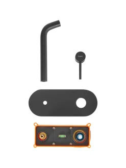 Wasserhähne GUAIBA in Schwarz - (W) 23 x (H) 9 x (L) 22 cm