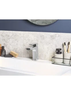 Wasserhähne IRUPU in Silber - (W) 5 x (H) 17 x (L) 16 cm