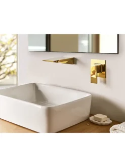 Wasserhähne KARUAY in Gold - (W) 10 x (H) 10 x (L) 18 cm