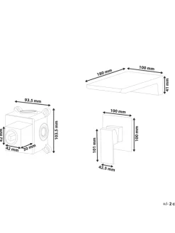 Wasserhähne KARUAY in Gold - (W) 10 x (H) 10 x (L) 18 cm