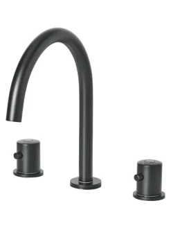 Wasserhähne PILCOMAYO in Schwarz - (W) 4 x (H) 24 x (L) 21 cm