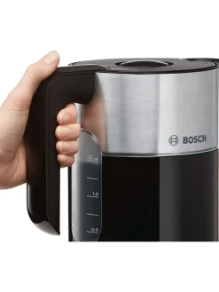 Wasserkocher "Styline" in Schwarz/ Silber - 1,5 l