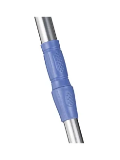 Wasserschieber in Silber/ Blau - (B)52 x (H)84–135 cm